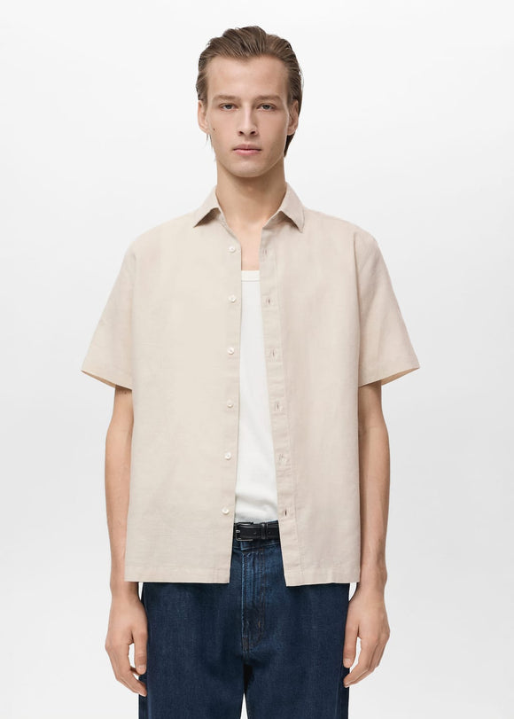 MANGO ANTS 87087889-07 MANGO MAN SHIRT SHORT SLEEVE