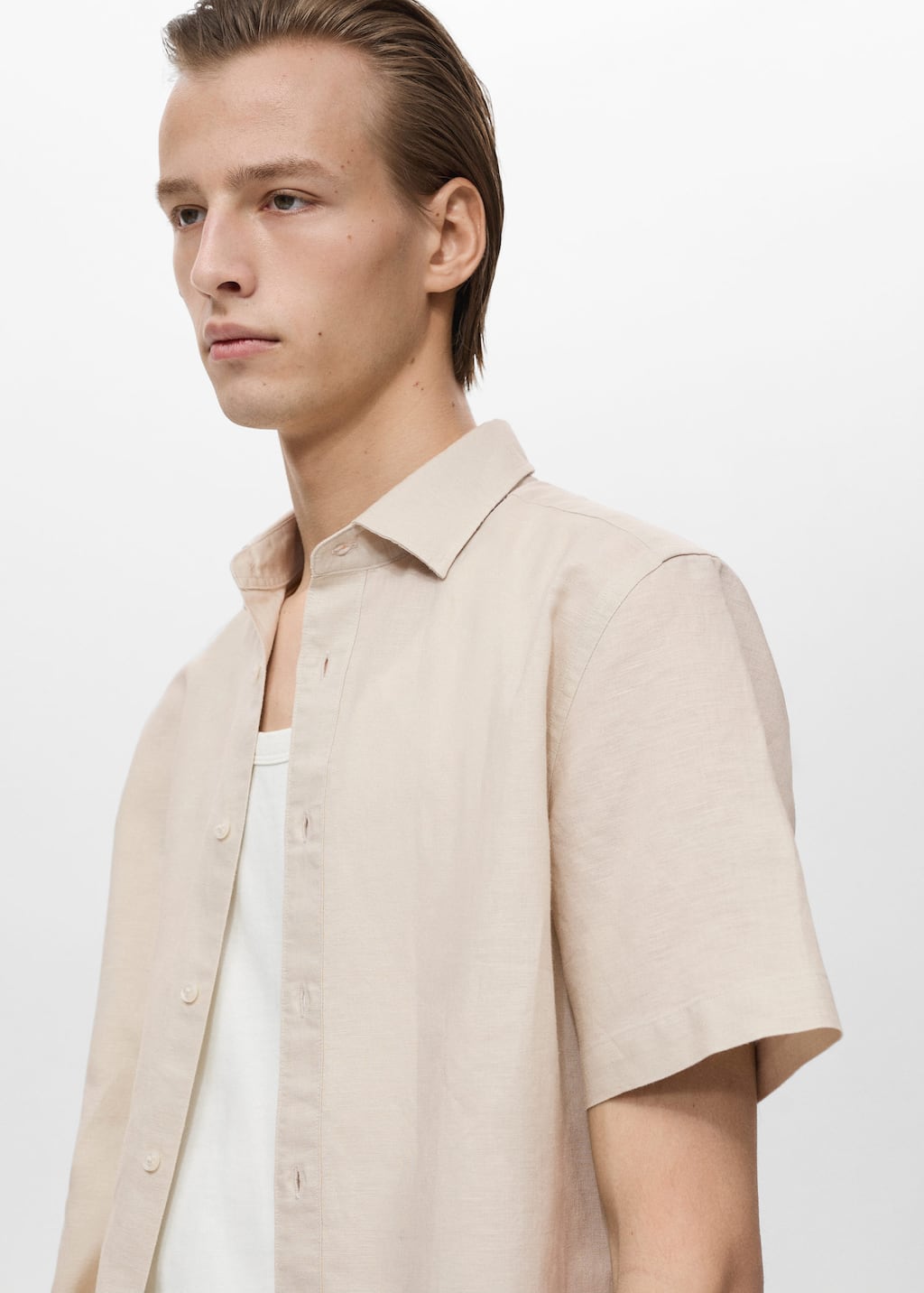 MANGO ANTS 87087889-07 MANGO MAN SHIRT SHORT SLEEVE
