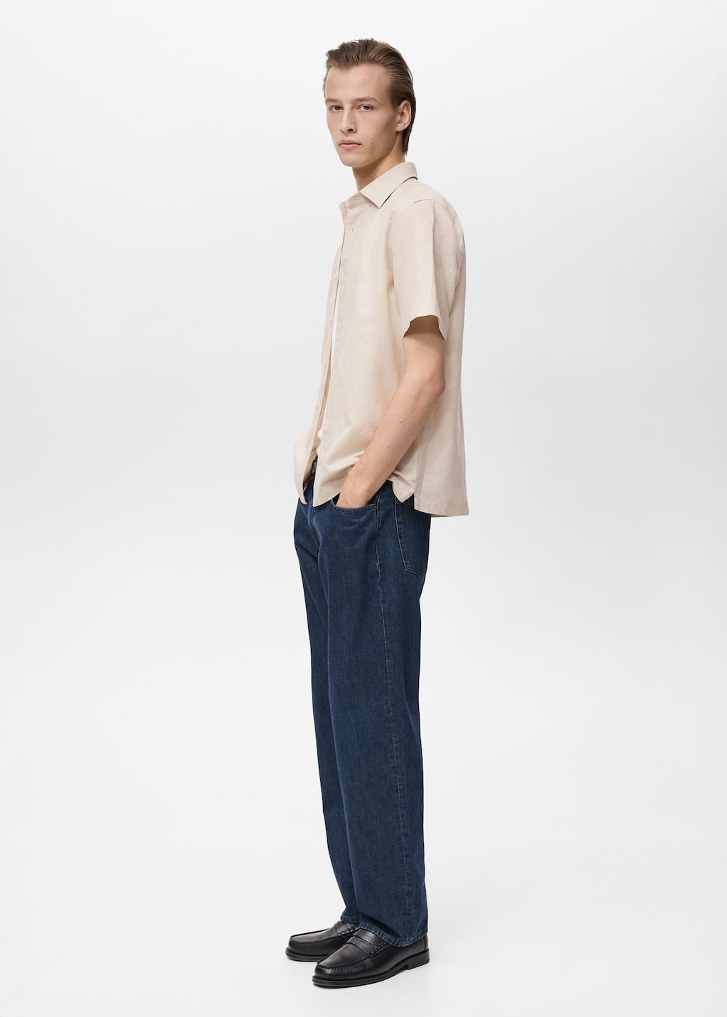MANGO ANTS 87087889-07 MANGO MAN SHIRT SHORT SLEEVE