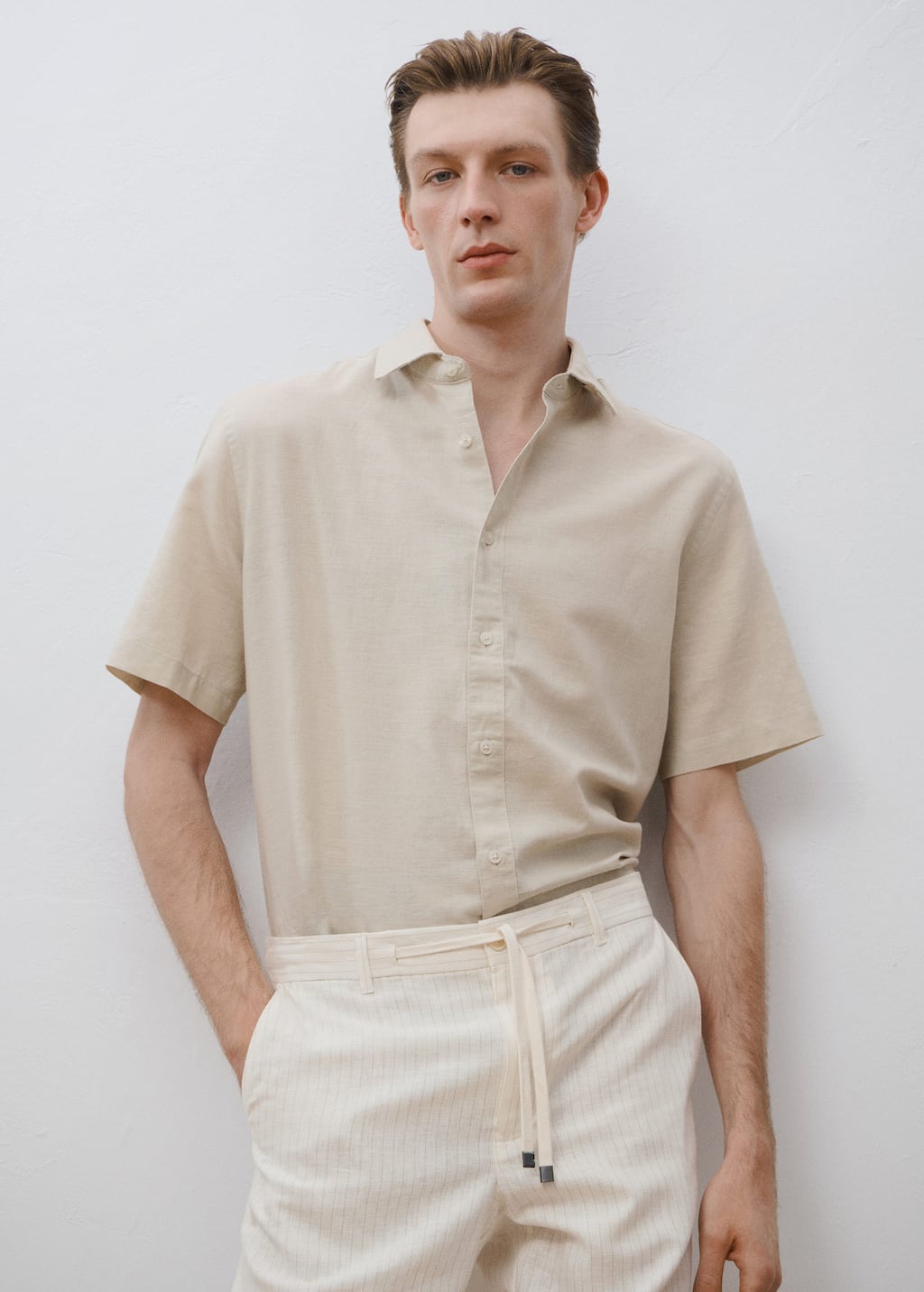MANGO ANTS 87087889-07 MANGO MAN SHIRT SHORT SLEEVE
