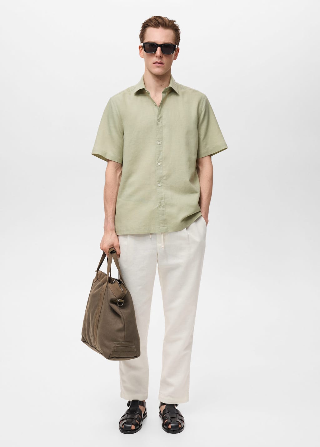 MANGO ANTS 87087889-40 MANGO MAN SHIRT SHORT SLEEVE