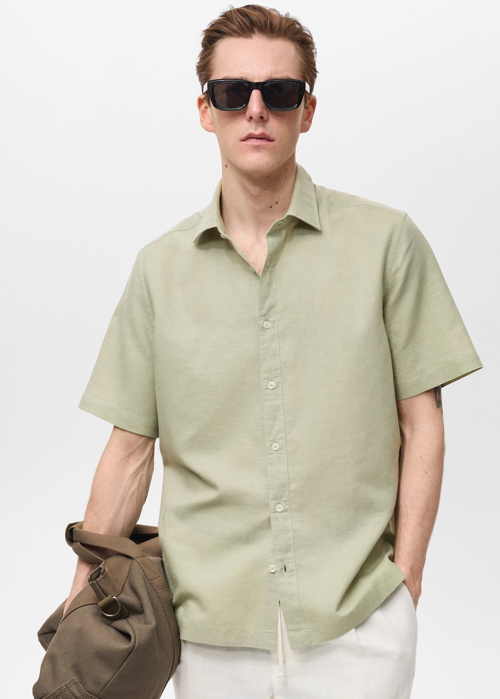 MANGO ANTS 87087889-40 MANGO MAN SHIRT SHORT SLEEVE