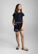MANGO PALMS 87087891-56 MANGO KIDS GIRL SHORT-2