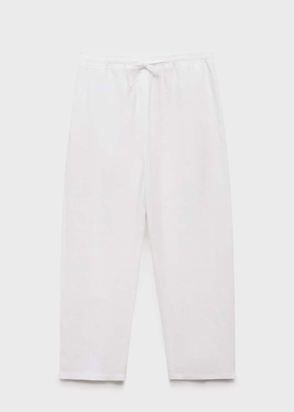 MANGO LINEN 87089062-02 MANGO WOMEN TROUSER