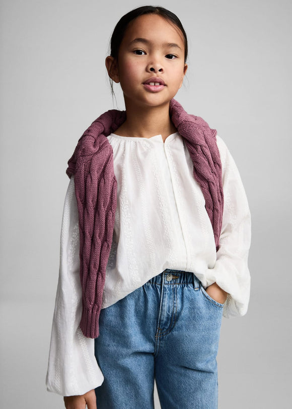 MANGO PAPERBAG 87090413-TM MANGO KIDS GIRL JEANS