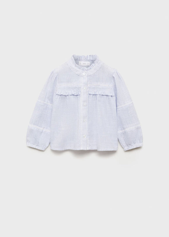 MANGO ISABELA 87090631-50 MANGO KIDS BABY GIRL SHIRT LONG SLEEVE