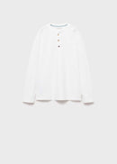 MANGO HENLEY7 87090647-02 MANGO KIDS BOY T-SHIRT LONG SLEEVE-3