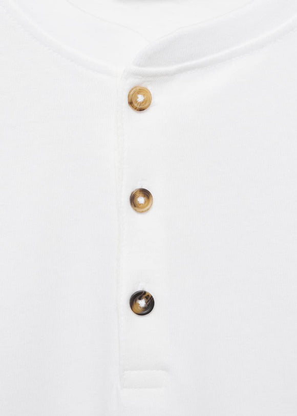 MANGO HENLEY7 87090647-02 MANGO KIDS BOY T-SHIRT LONG SLEEVE