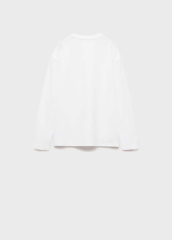 MANGO HENLEY7 87090647-02 MANGO KIDS BOY T-SHIRT LONG SLEEVE