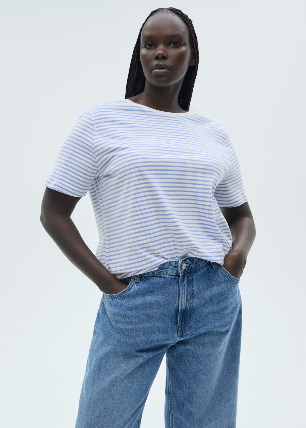 MANGO CHALACA 87094073-50 MANGO WOMEN T-SHIRT SHORT SLEEVE