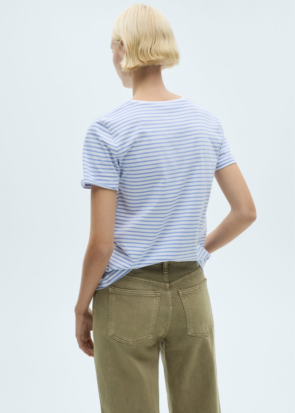 MANGO CHALACA 87094073-50 MANGO WOMEN T-SHIRT SHORT SLEEVE