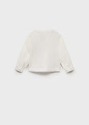 MANGO SIMON 87094399-02 MANGO KIDS NEW BORN BABY BLOUSE-3