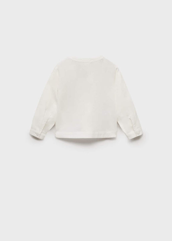 MANGO SIMON 87094399-02 MANGO KIDS NEW BORN BABY BLOUSE