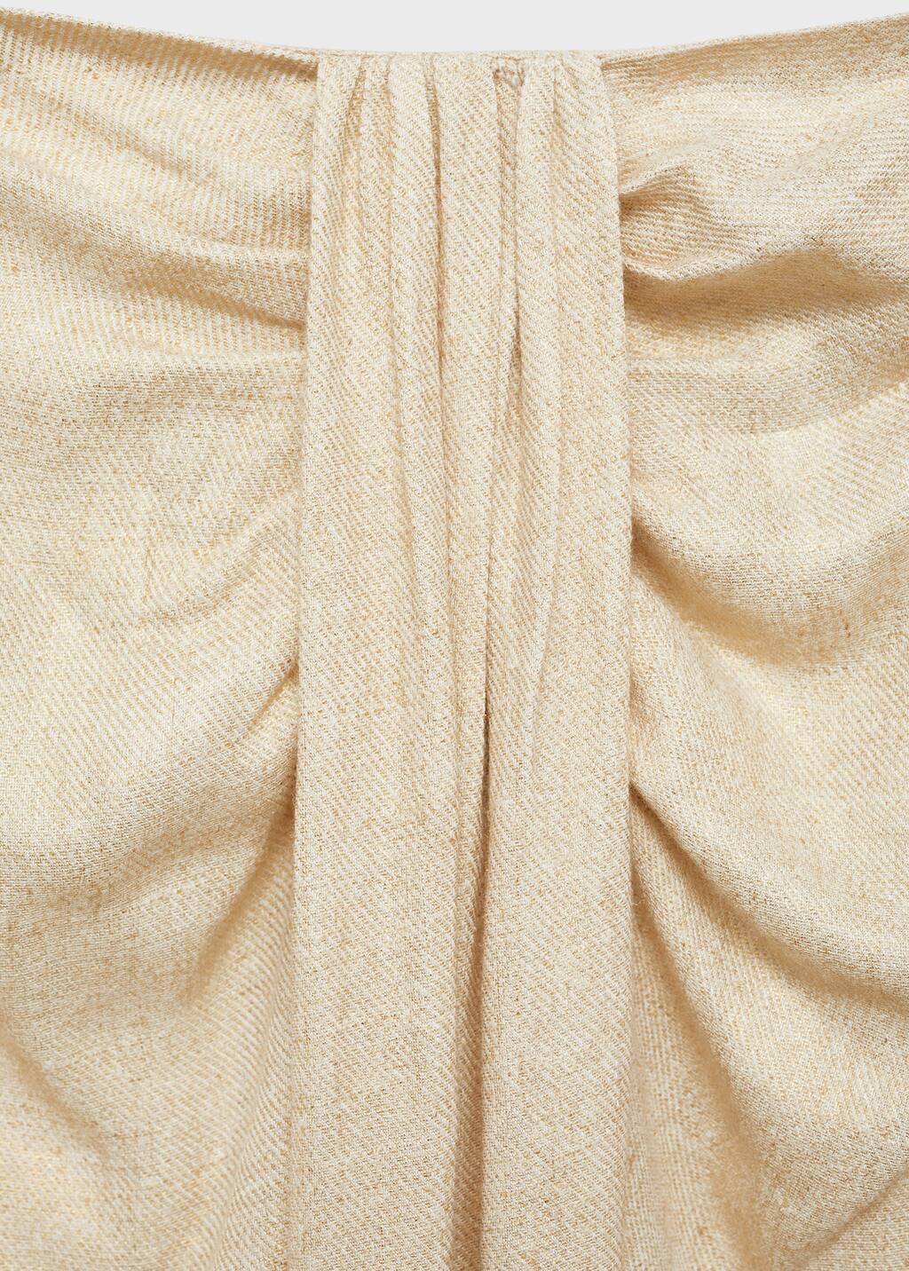 MANGO ORO-A 87094783-OR MANGO WOMEN SKIRT