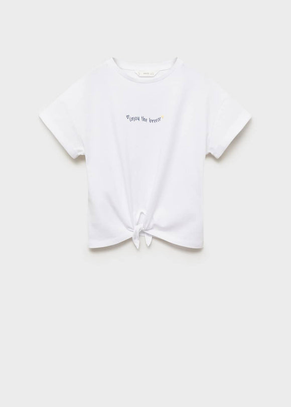 MANGO ENJOY 87094798-02 MANGO KIDS GIRL T-SHIRT SHORT SLEEVE