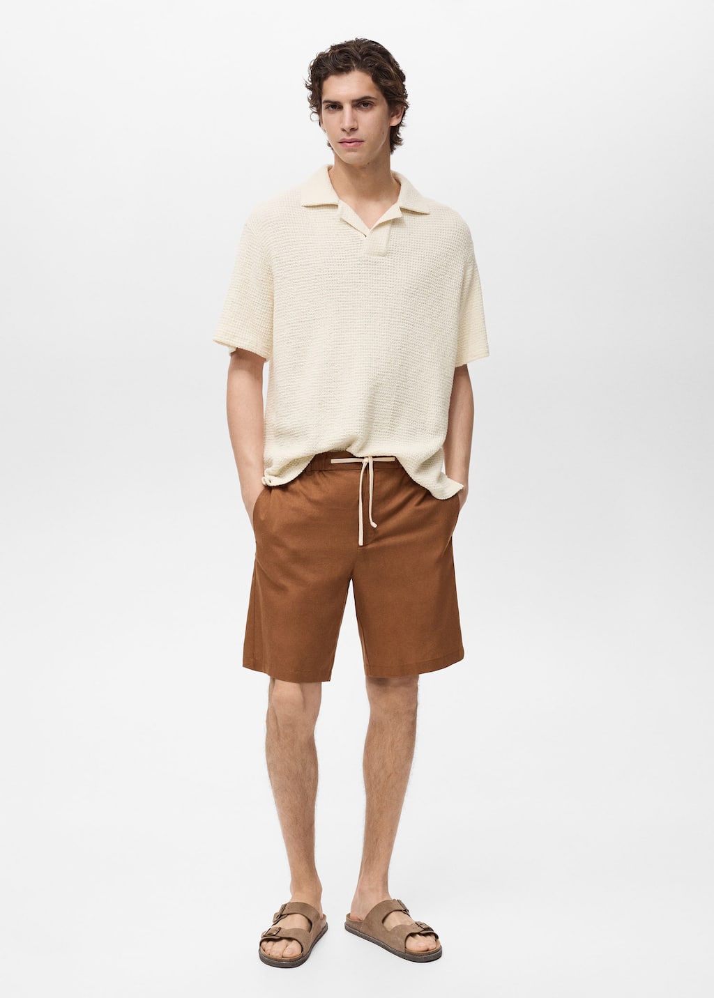 MANGO CROCHI 87099207-04 MANGO MAN POLO SHIRT