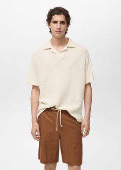 MANGO CROCHI 87099207-04 MANGO MAN POLO SHIRT