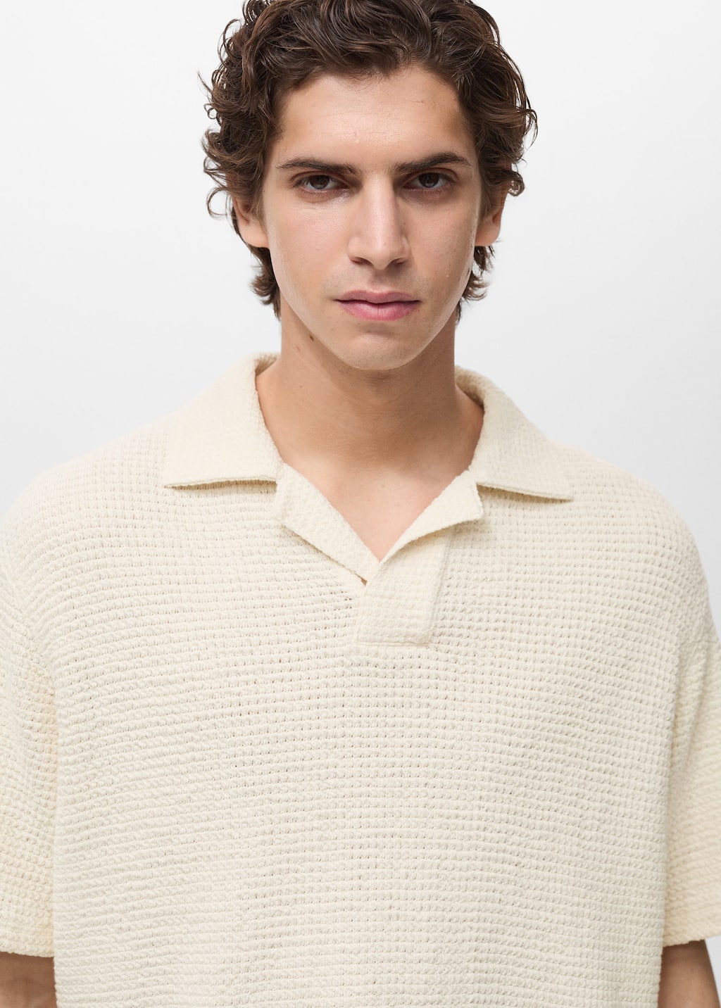MANGO CROCHI 87099207-04 MANGO MAN POLO SHIRT