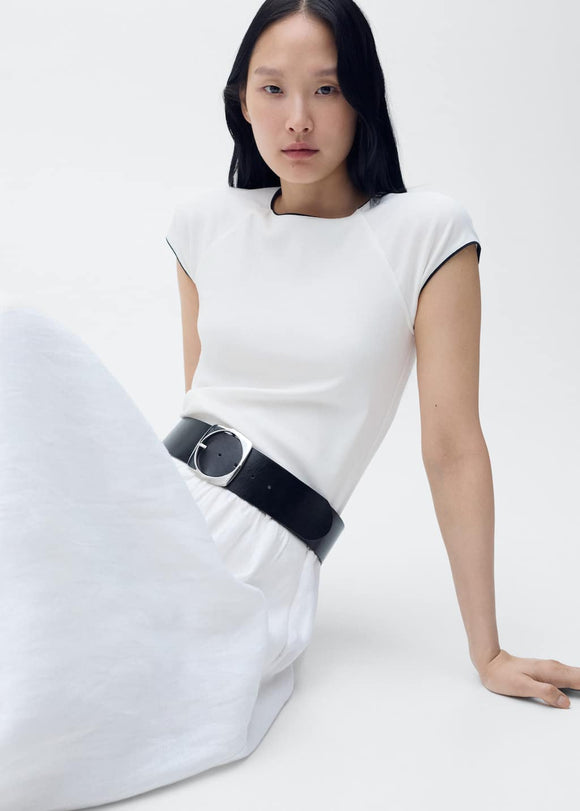 MANGO CONTI 87099211-01 MANGO WOMEN T-SHIRT SHORT SLEEVE