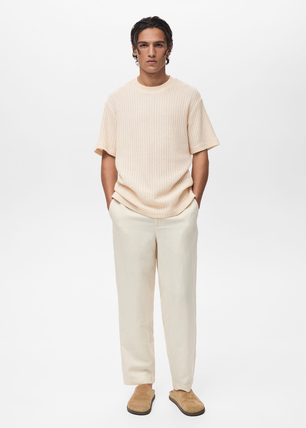 MANGO OPEN 87099217-04 MANGO MAN T-SHIRT SHORT SLEEVE