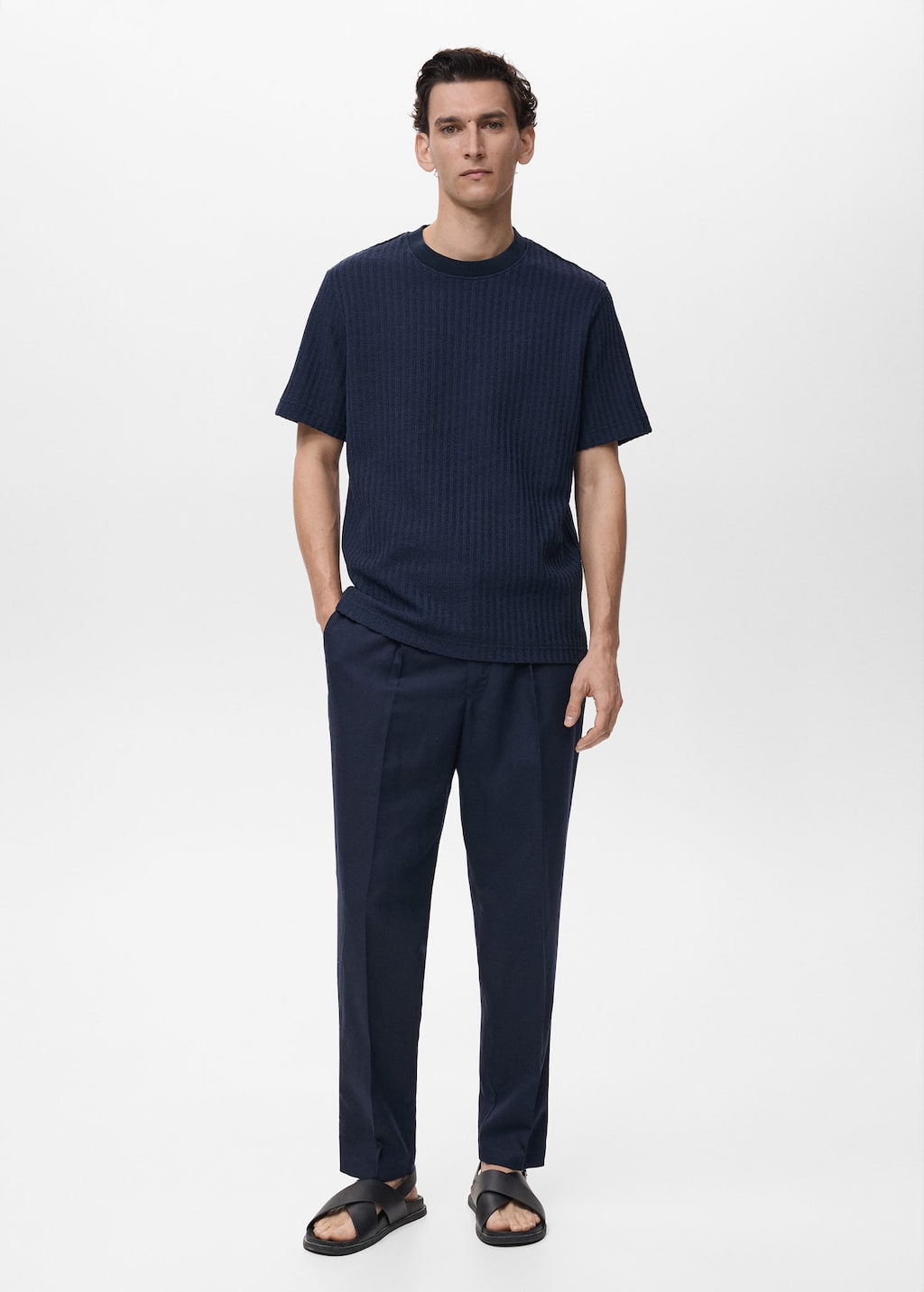MANGO OPEN 87099217-55 MANGO MAN T-SHIRT SHORT SLEEVE