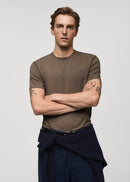 MANGO STRECH 87992508-34 MANGO MAN T-SHIRT SHORT SLEEVE-1