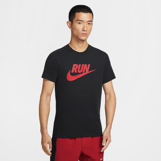 NIKE AS M NK DF TEE RUN SWOOSH IH4239-013 T-SHIRT SHORT SLEEVE (M)