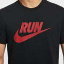 NIKE AS M NK DF TEE RUN SWOOSH IH4239-013 T-SHIRT SHORT SLEEVE (M)-4