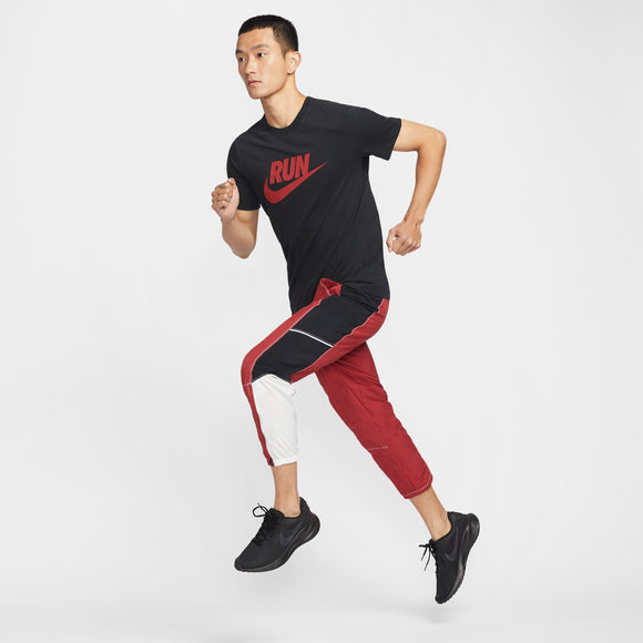 NIKE AS M NK DF TEE RUN SWOOSH IH4239-013 T-SHIRT SHORT SLEEVE (M)