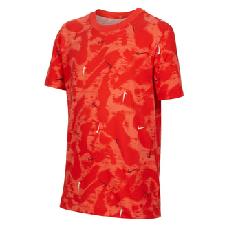 NIKE K NSW LBR AOP TEE II0458-696 T-SHIRT SHORT SLEEVE (YB)