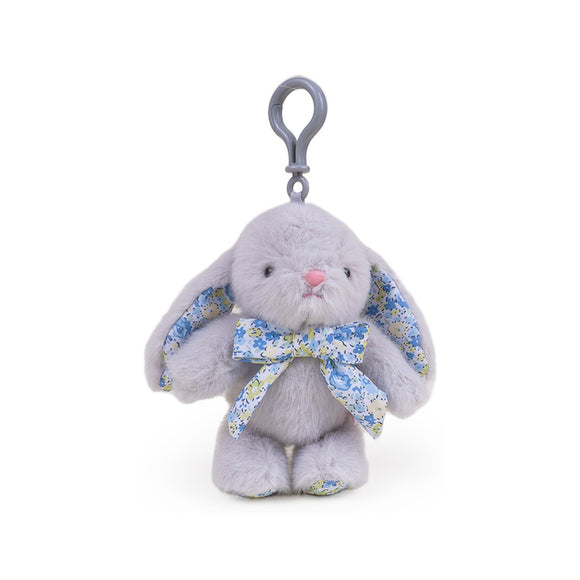 MINISO BOW BUNNY 6IN. PLUSH PENDANT (GRAY) 2028334810100 PLUSH KEYCHAINS
