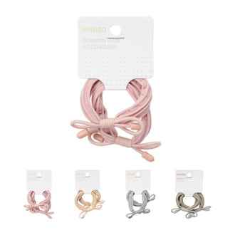 MINISO KOREAN STYLE HAIR TIES (2 PCS) 2023357210104 RUBBER BAND