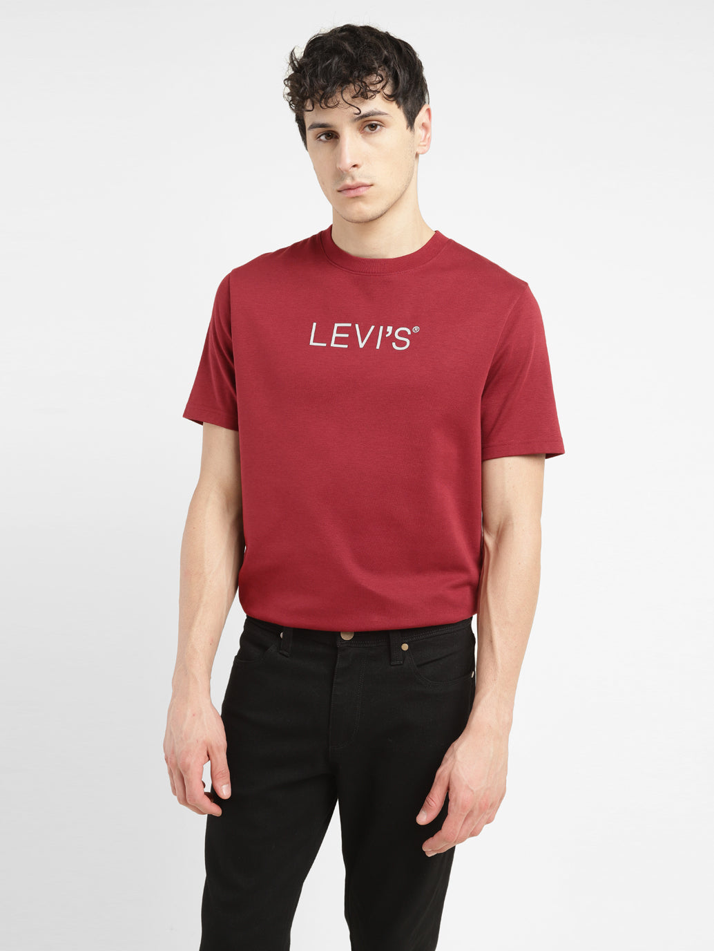 LEVIS ATHL TEE ATH BRANDED 3 SUN DRIED TOMATO A7897-0005 T-SHIRT SHORT SLEEVE (M)