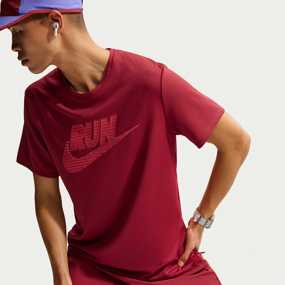 NIKE AS M NK DF UV MILER RUN ENERGY IF9476-641 T-SHIRT SHORT SLEEVE (M)