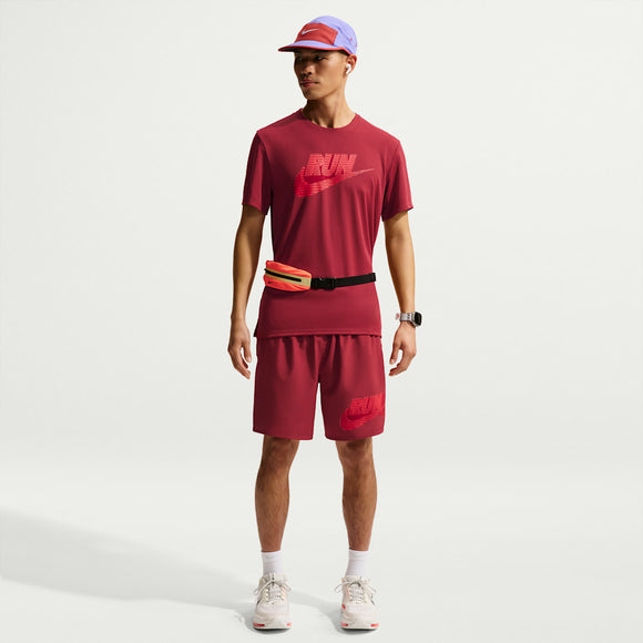 NIKE AS M NK DF UV MILER RUN ENERGY IF9476-641 T-SHIRT SHORT SLEEVE (M)