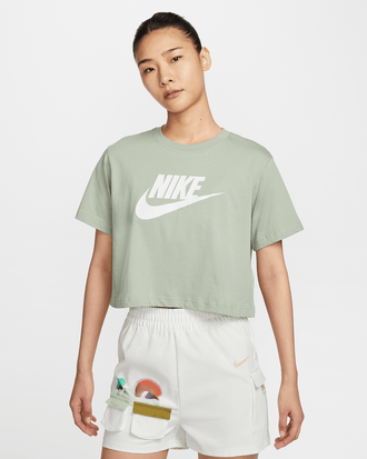 NIKE AS W NSW CLUB CRP TEE FTRA BV6176-370 T-SHIRT SHORT SLEEVE (W)