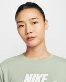 NIKE AS W NSW CLUB CRP TEE FTRA BV6176-370 T-SHIRT SHORT SLEEVE (W)-3