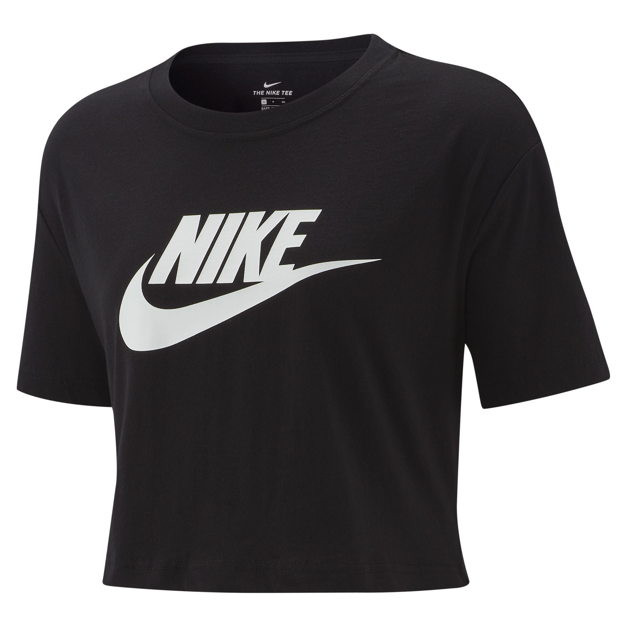 NIKE W NSW CLUB CRP TEE FTRA BV6175-010 T-SHIRT SHORT SLEEVE (W
