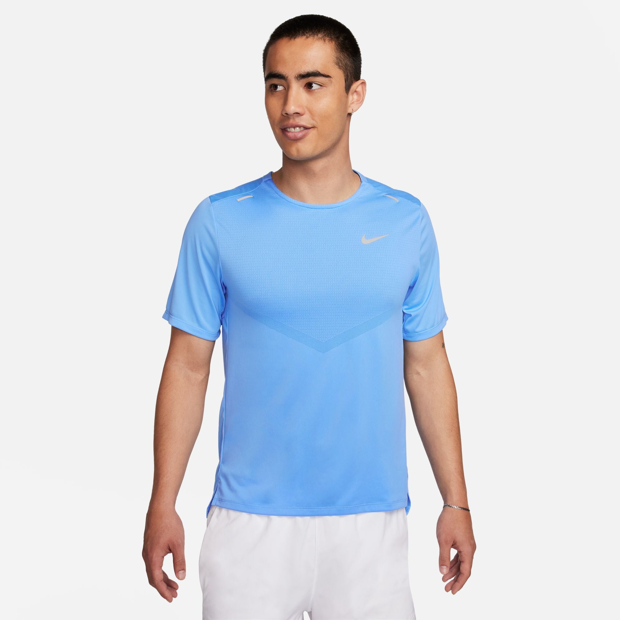 NIKE AS M NK Dri-FIT RISE 365 SS CZ9185-412 T-SHIRT SHORT SLEEVE RUNNING (M)