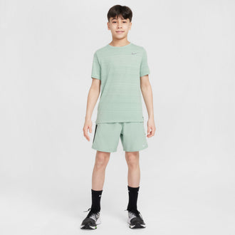 NIKE B NK DF SS MILER TOP DD3055-037 T-SHIRT SHORT SLEEVE TRAINING (YB)