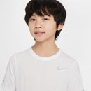 NIKE B NK DF SS MILER TOP DD3055-100 T-SHIRT SHORT SLEEVE TRAINING (YB)-2