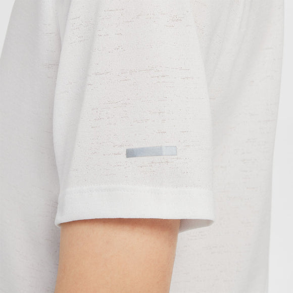 NIKE B NK DF SS MILER TOP DD3055-100 T-SHIRT SHORT SLEEVE TRAINING (YB)