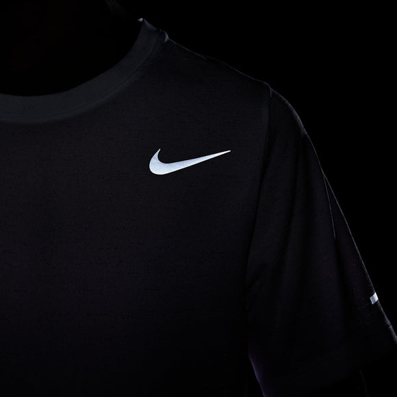 NIKE B NK DF SS MILER TOP DD3055-100 T-SHIRT SHORT SLEEVE TRAINING (YB)