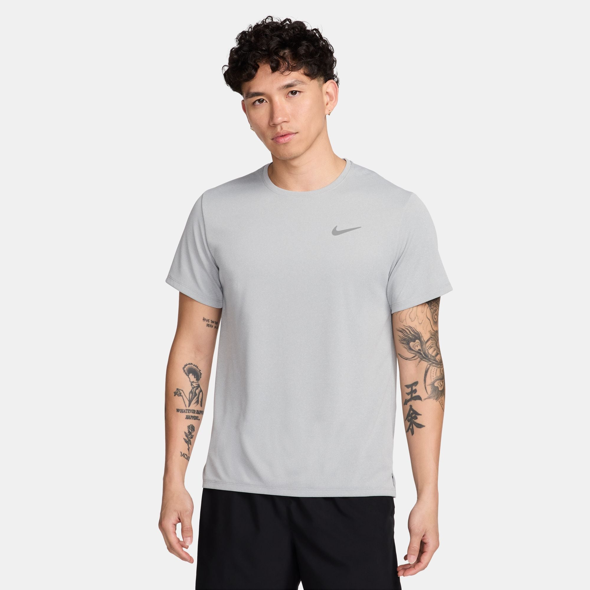 NIKE AS M NK Dri-FIT UV MILER SS DV9316-098 T-SHIRT SHORT SLEEVE RUNNING (M)