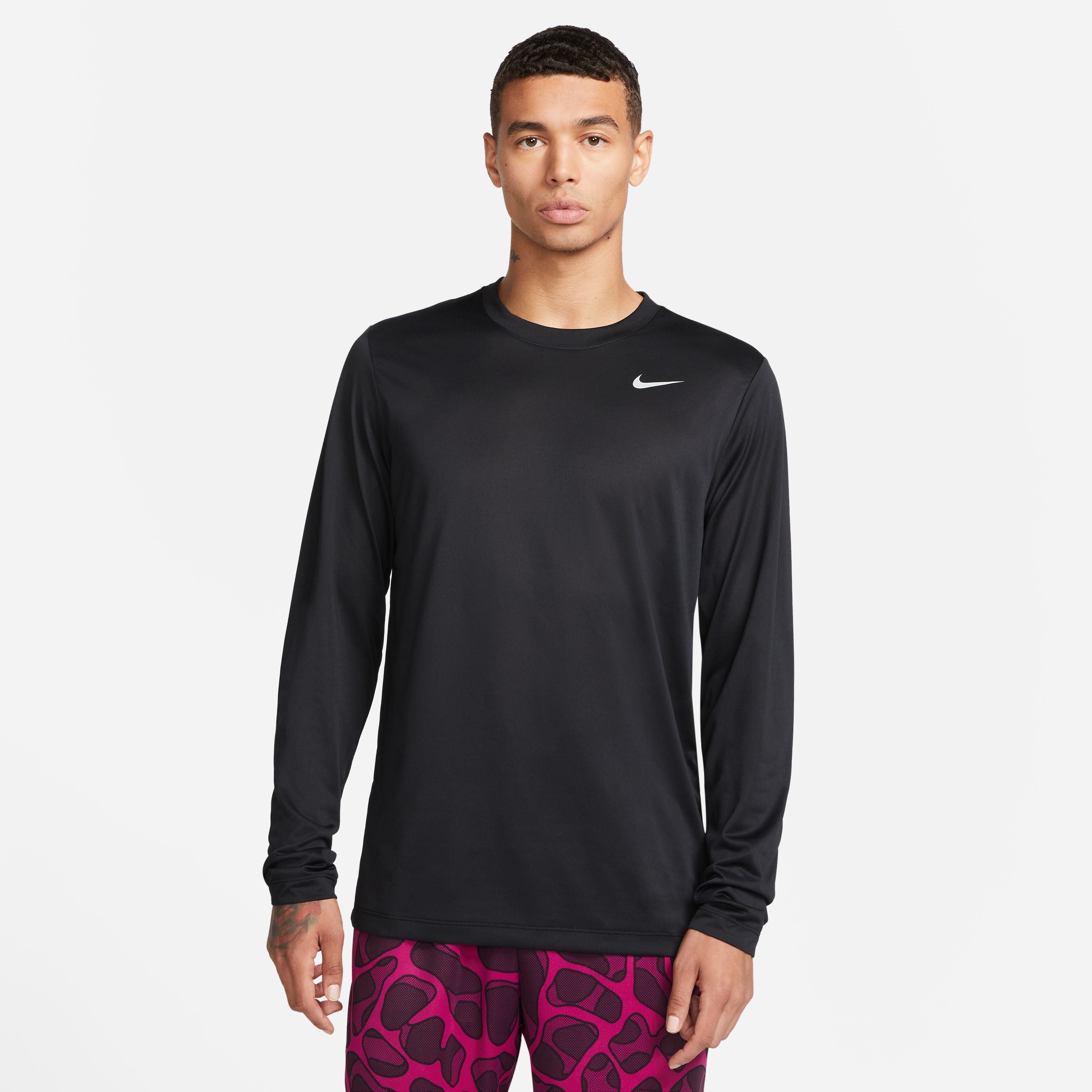 NIKE DF TEE RLGD LS RESET DX0993-010 T-SHIRT TRAINING LONG SLEEVE (M)