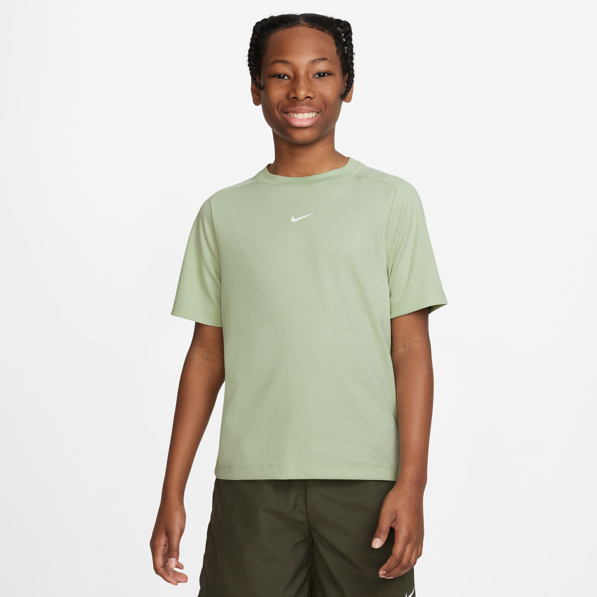 NIKE B NK Dri-FIT MULTI SS TOP DX5380-343 T-SHIRT SHORT SLEEVE TRAINING (YB)