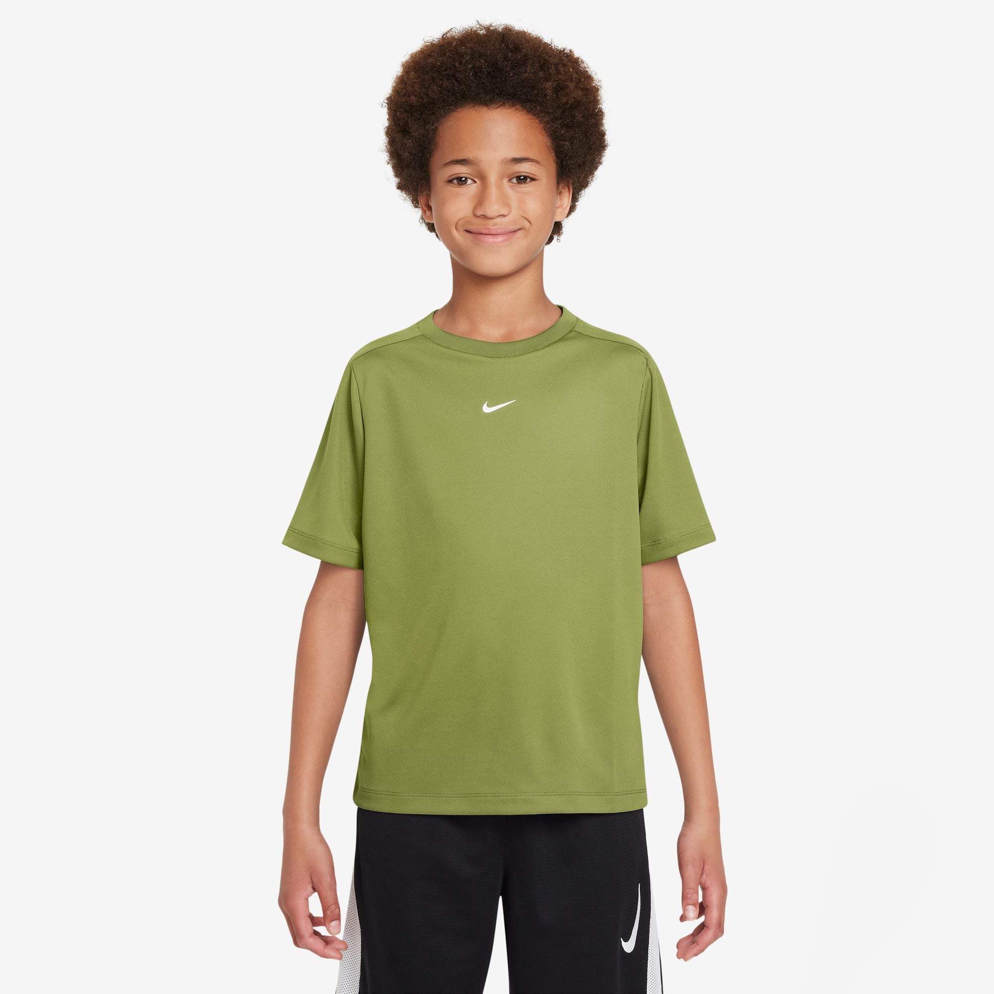 NIKE B NK Dri-FIT MULTI SS TOP DX5380-377 T-SHIRT SHORT SLEEVE TRAINING (YB)