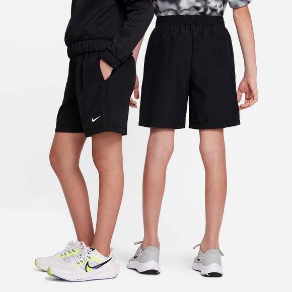 NIKE B NK DRI-FIT MULTI WOVEN DX5382-010 SHORT TRAINING (YB)