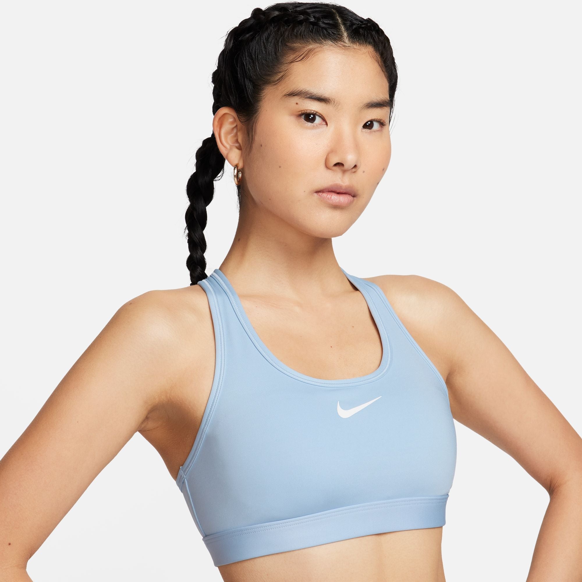 NIKE AS W NK SWOOSH MED SUPPORT BRA DX6822-440 SPORTS BRA (W)