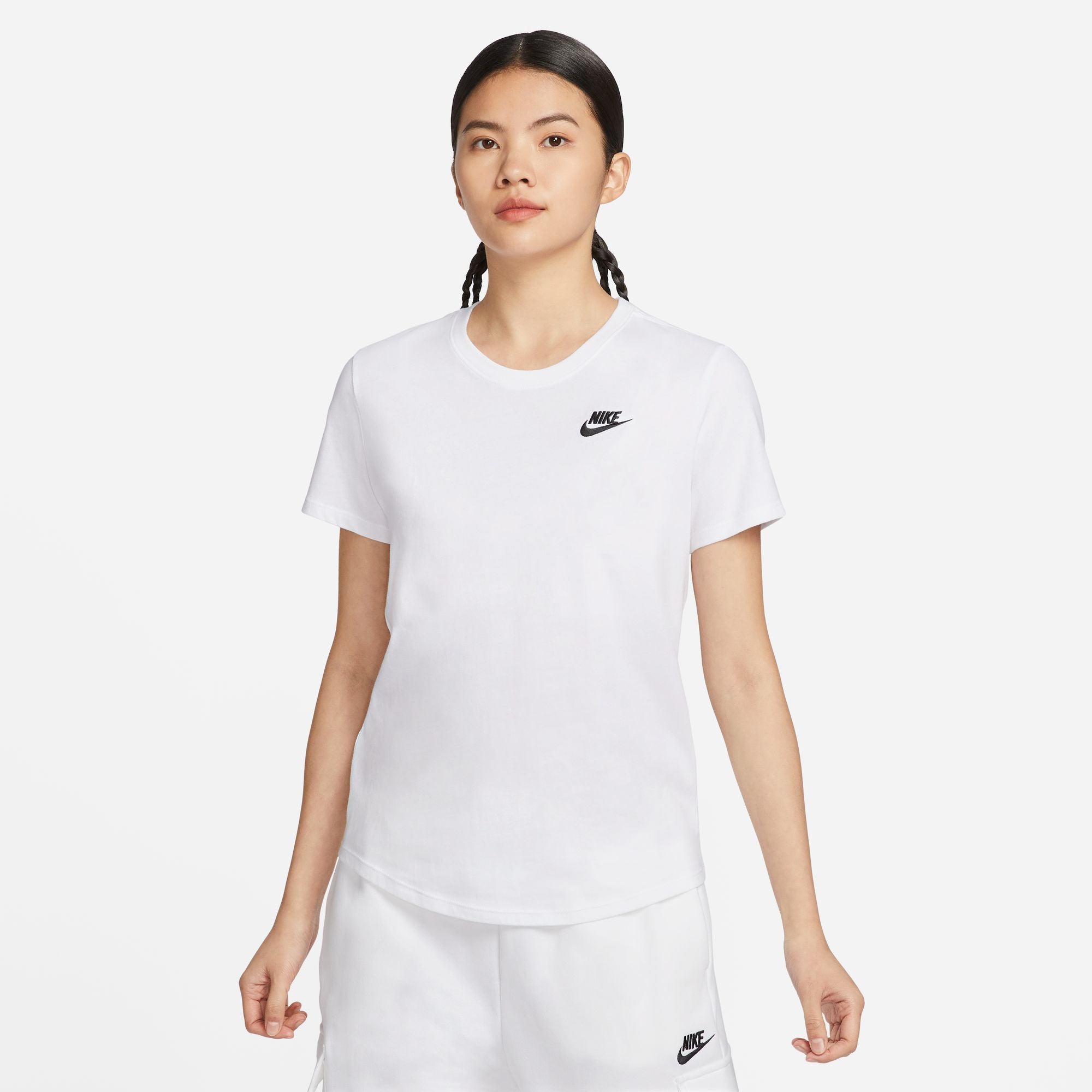 NIKE AS W NSW CLUB SS TEE DX7903-100 T-SHIRT SHORT SLEEVE (W)